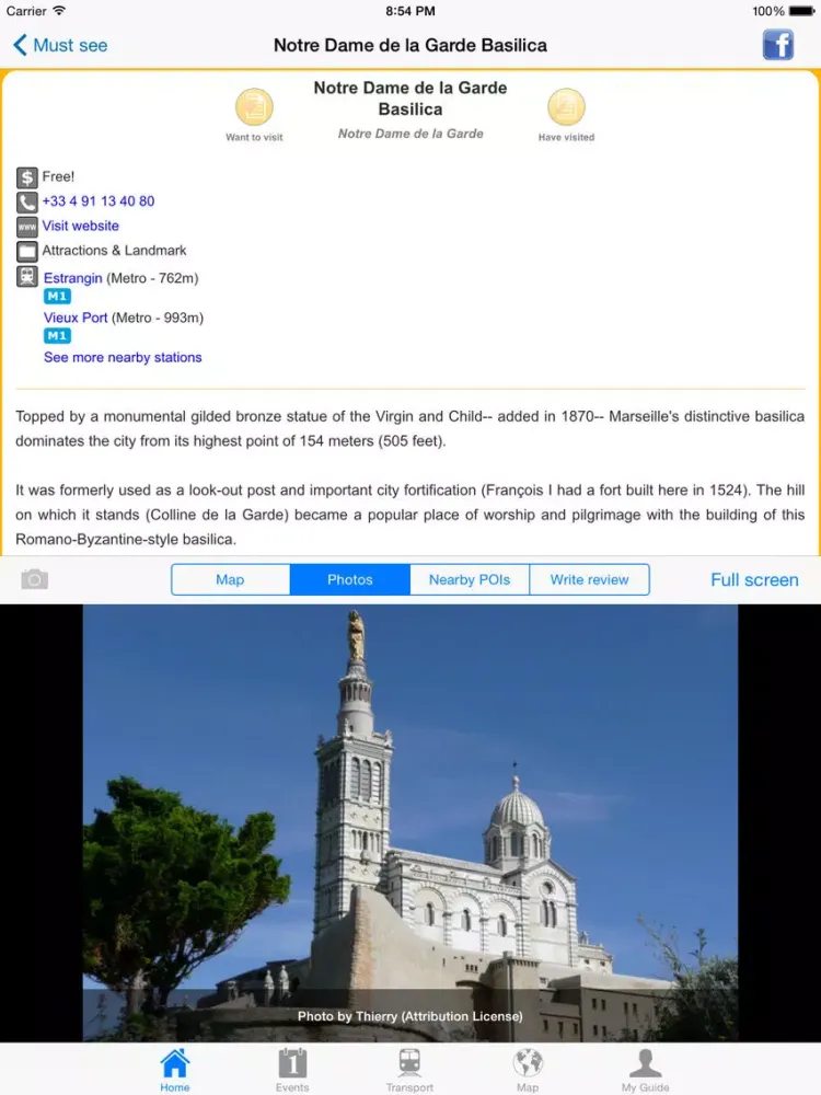 Marseille Travel Guide Offline iPad  स्क्रीनशॉट