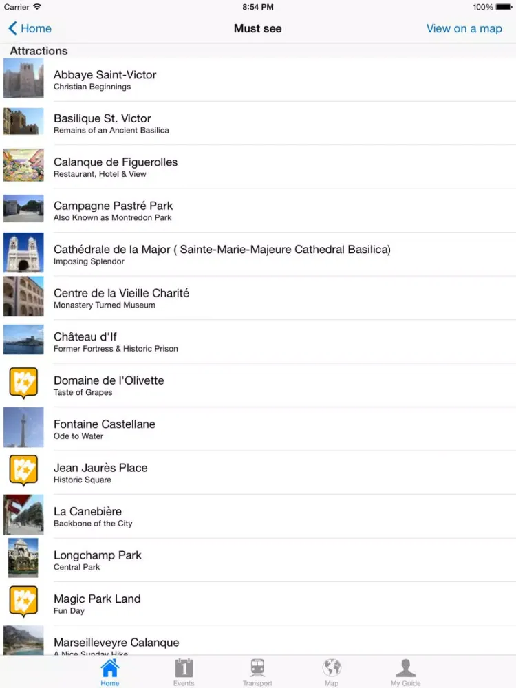 Marseille Travel Guide Offline iPad  स्क्रीनशॉट