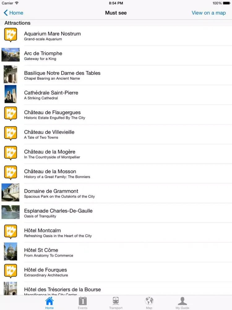 Скриншоты Montpellier Travel Guide Offline iPad 