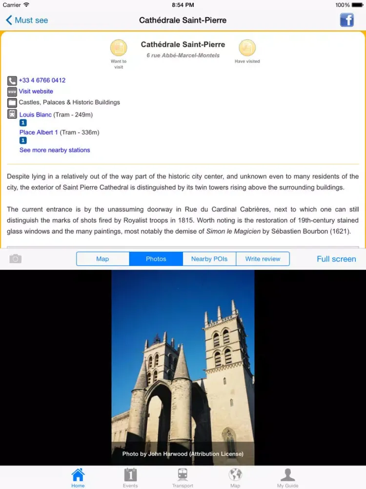 Скриншоты Montpellier Travel Guide Offline iPad 