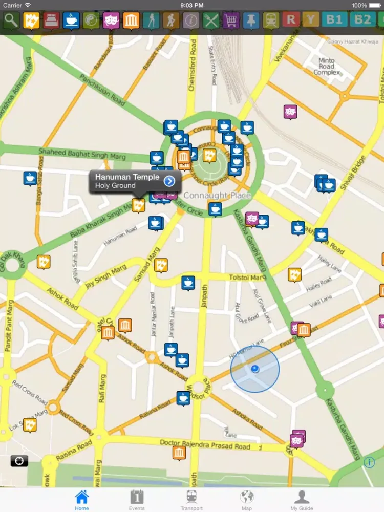 Screenshot di New Delhi Travel Guide Offline iPad 