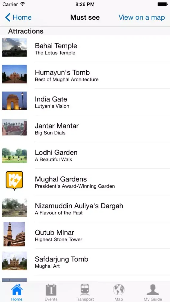 Screenshot di New Delhi Travel Guide Offline