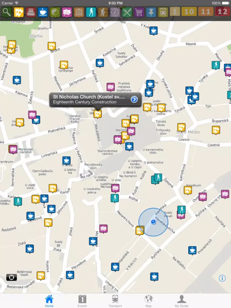 Prague Travel Guide Offline iPad 应用截图