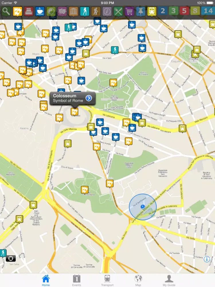 Rome Travel Guide Offline iPad 應用截圖
