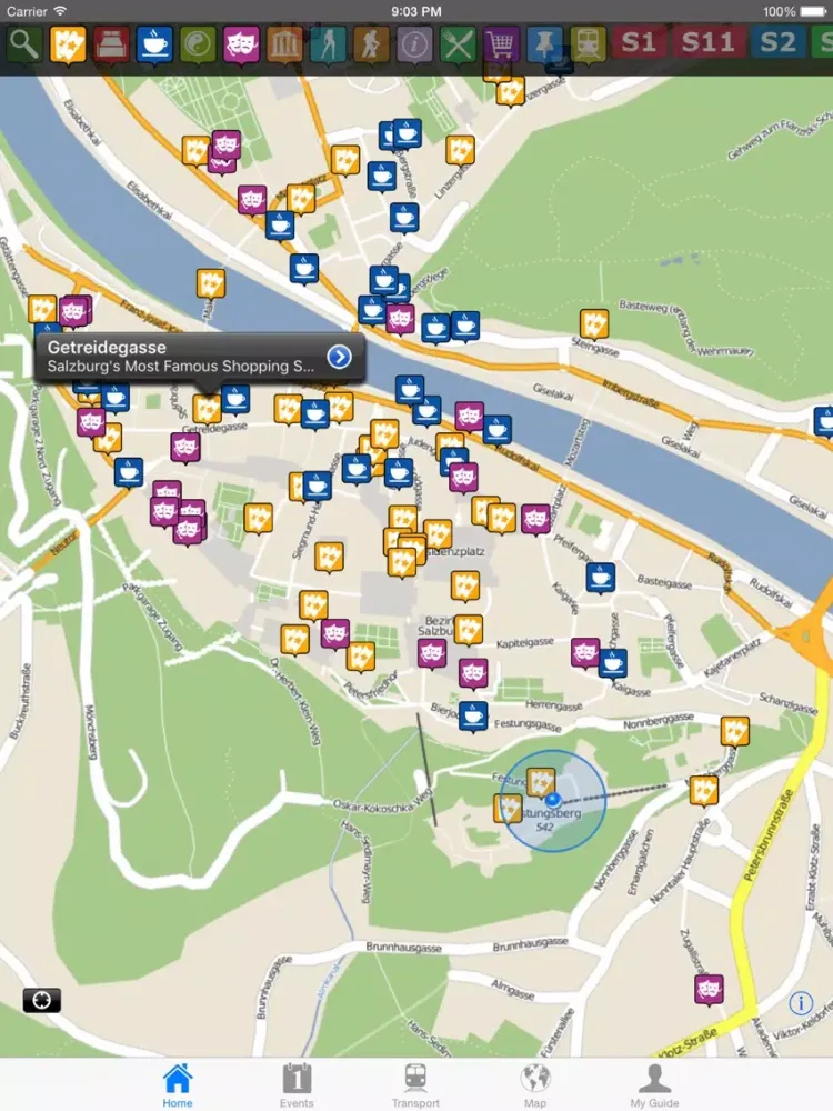 Captures d'écran de Salzburg Travel Guide Offline iPad 