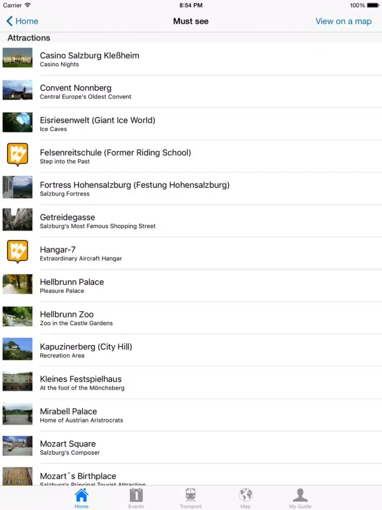 Captures d'écran de Salzburg Travel Guide Offline iPad 
