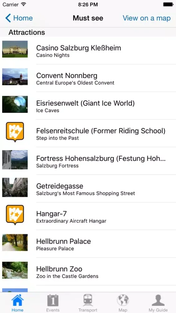 Captures d'écran de Salzburg Travel Guide Offline