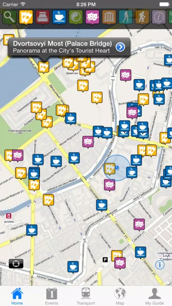 Ảnh chụp màn hình của St Petersburg Travel Guide Offline