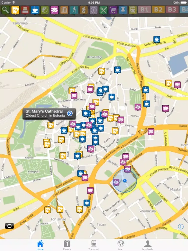 Ảnh chụp màn hình của Tallinn Travel Guide Offline iPad 