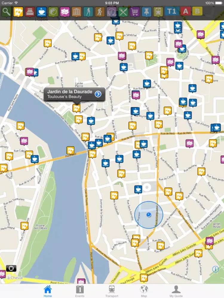 Toulouse Travel Guide Offline iPad  Ekran Görüntüleri