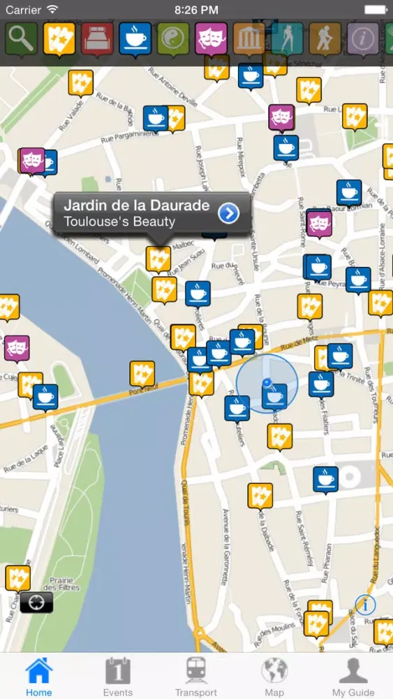 Toulouse Travel Guide Offline Ekran Görüntüleri