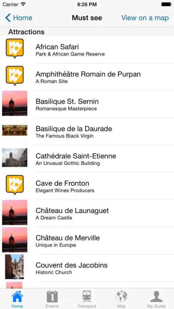 Toulouse Travel Guide Offline Ekran Görüntüleri