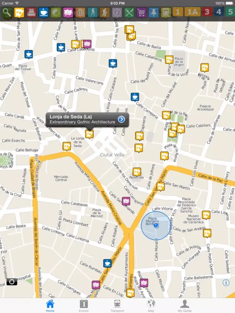 Valencia Travel Guide Offline iPad 應用截圖