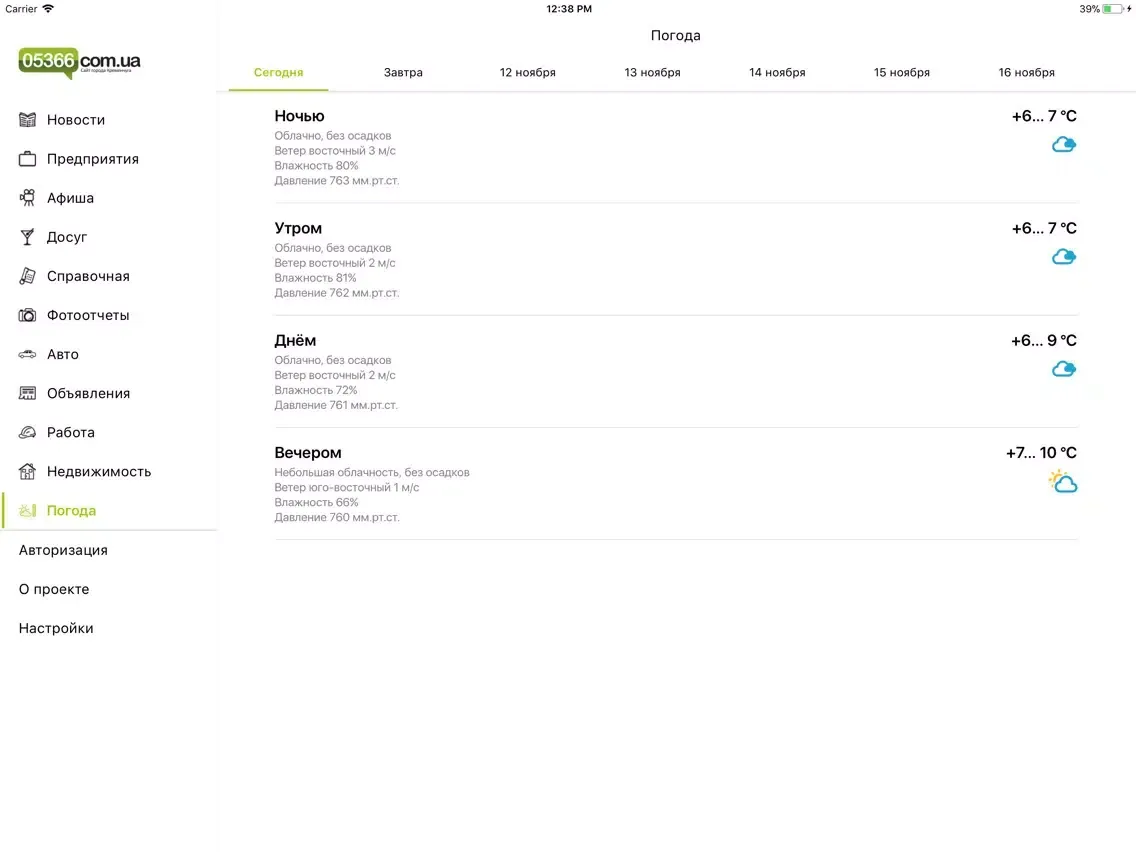 Кременчуг City Guide iPad 应用截图