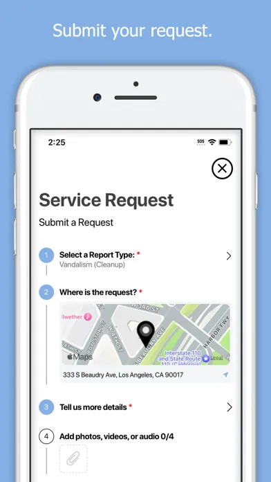 LAUSD Facilities Service Calls سکرین شاٹس