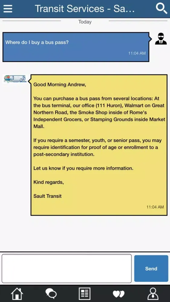 Sault Connect Screenshots