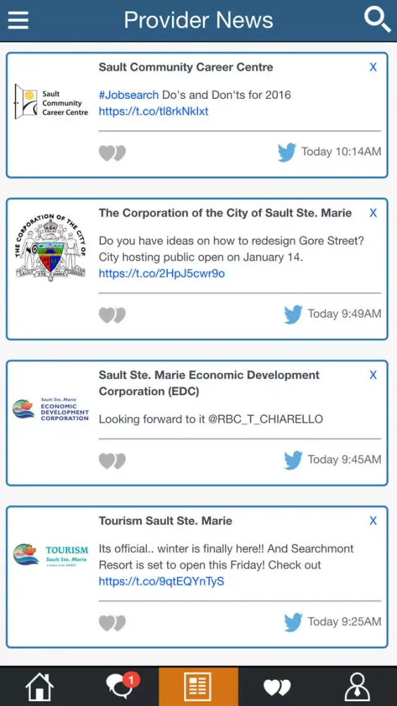 Sault Connect Screenshots