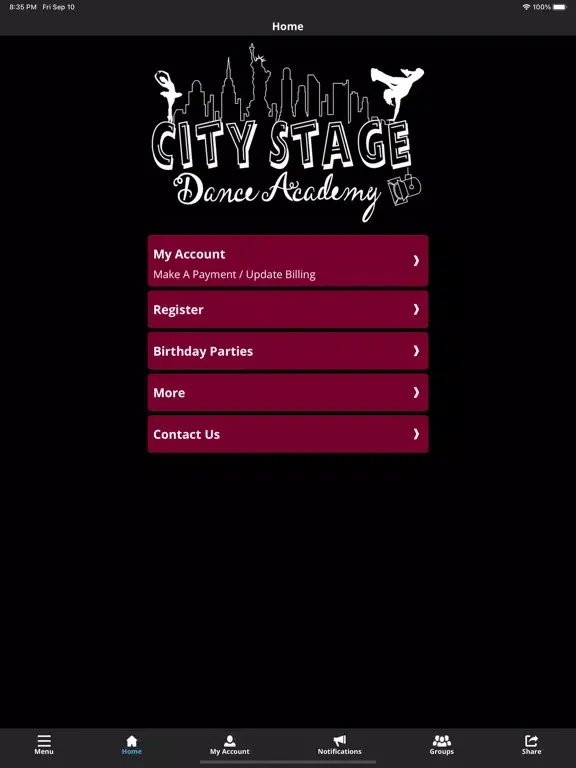 City Stage Dance Academy iPad 应用截图