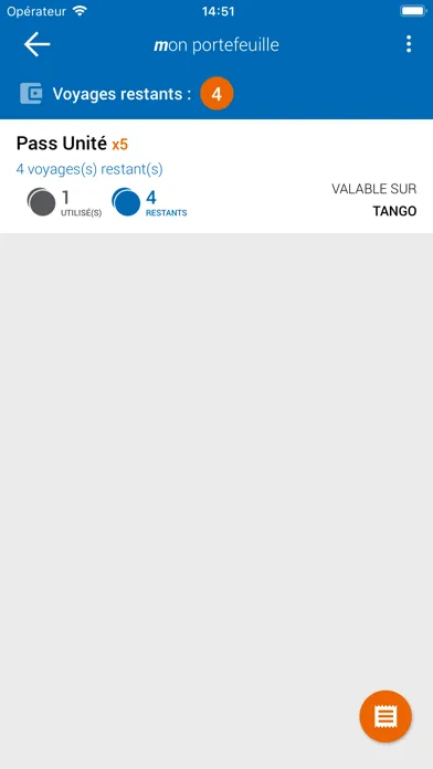 Скриншоты MTicket Tango