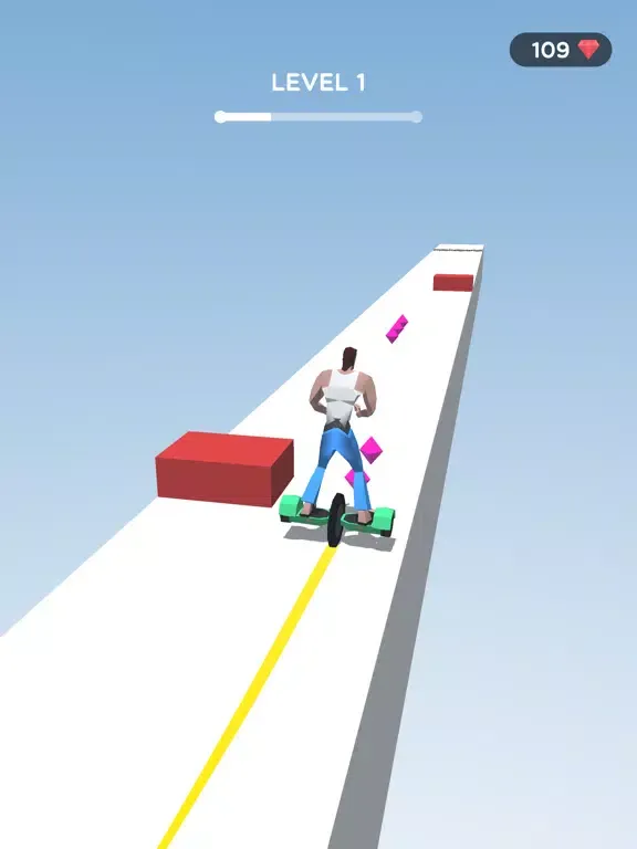 Capturas de tela do Balance Skate iPad 