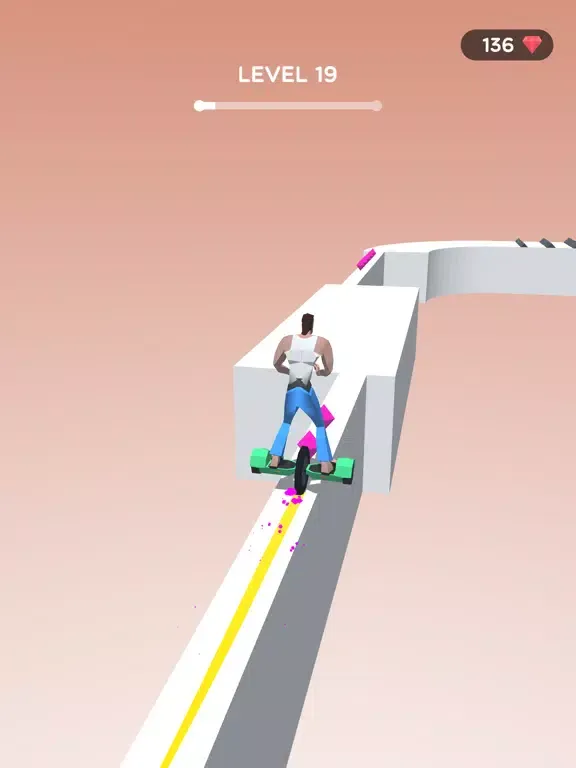 Capturas de tela do Balance Skate iPad 