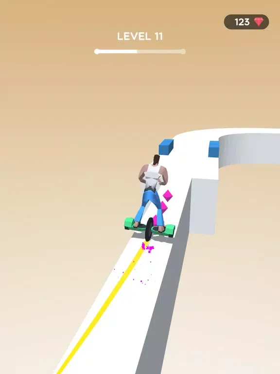 Capturas de tela do Balance Skate iPad 