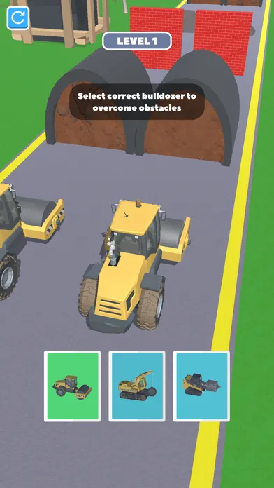 Bulldozer Race 3D স্ক্রিনশট