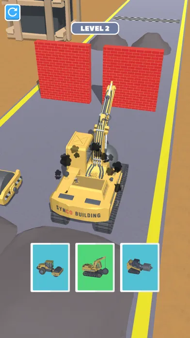 Bulldozer Race 3D স্ক্রিনশট