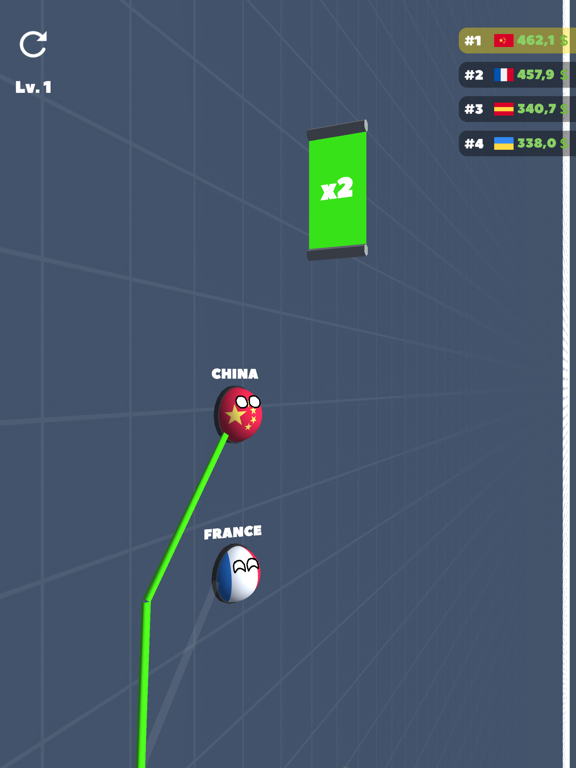 Capturas de pantalla de Countryball Race iPad 