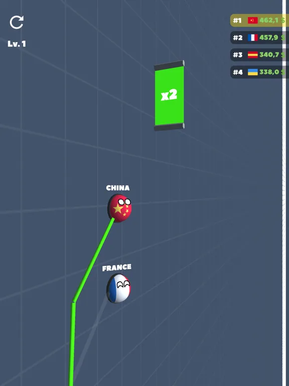 Countryball Race iPad  스크린샷