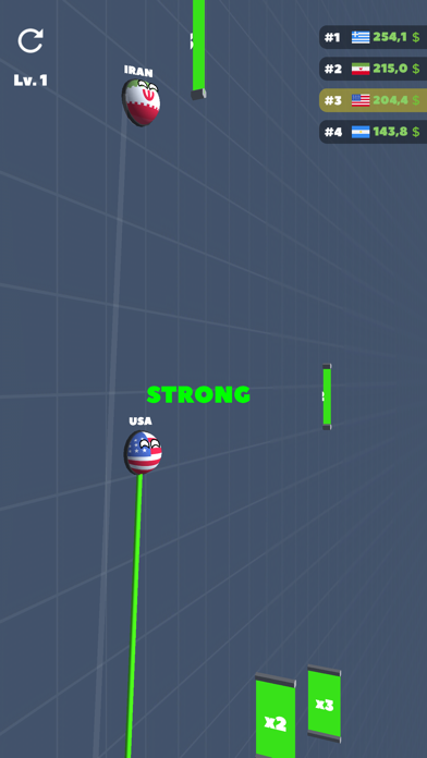Capturas de pantalla de Countryball Race