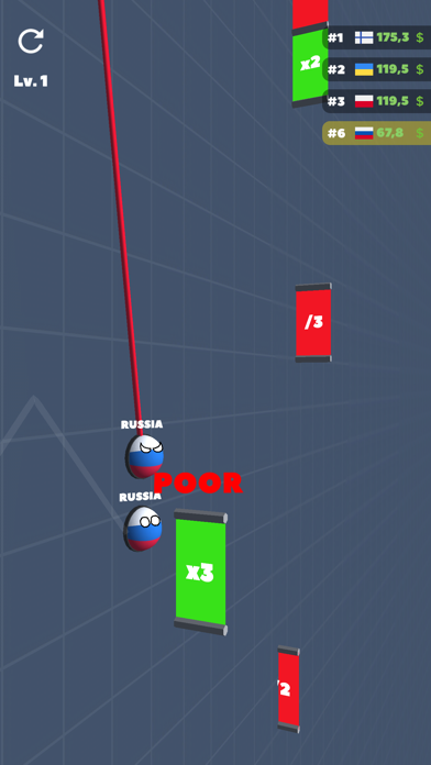 Capturas de pantalla de Countryball Race
