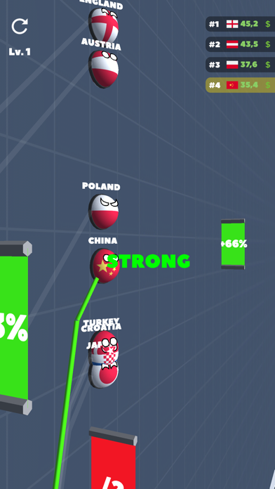 Capturas de pantalla de Countryball Race