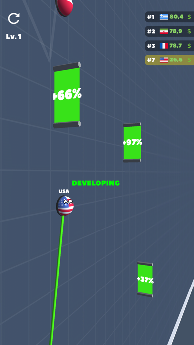 Capturas de pantalla de Countryball Race