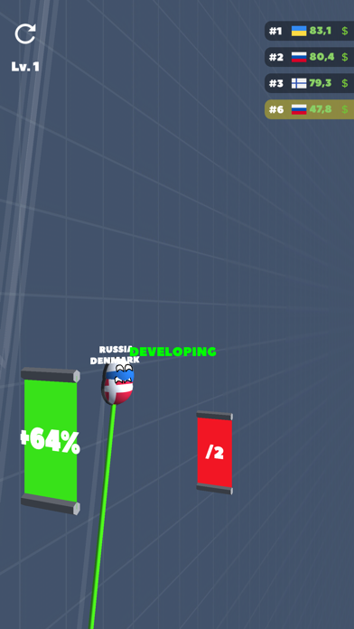 Capturas de pantalla de Countryball Race