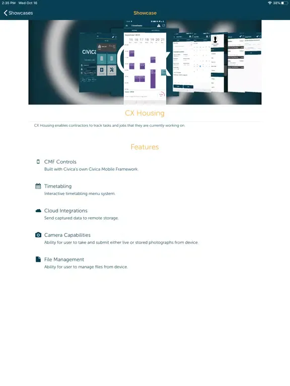 Civica Conference iPad  Screenshots