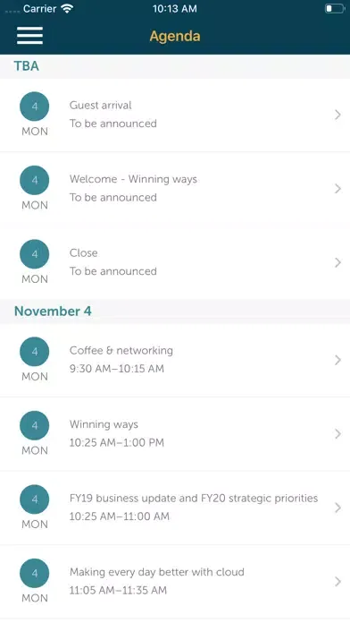 Civica Conference Screenshots