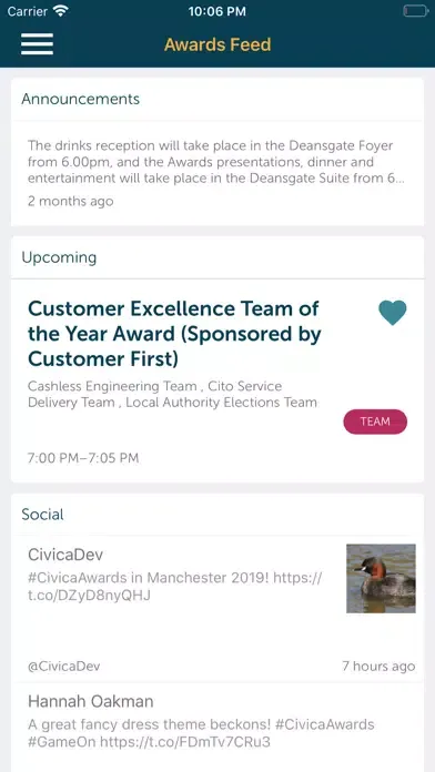 Civica Conference Screenshots