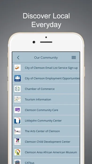 City of Clemson Ekran Görüntüleri