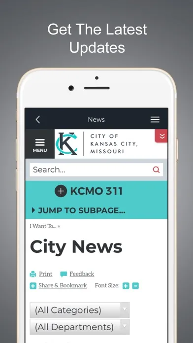 myKCMO Ekran Görüntüleri