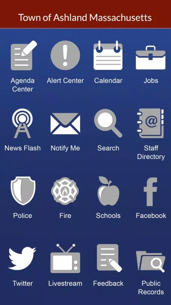 Town of Ashland Massachusetts Screenshots