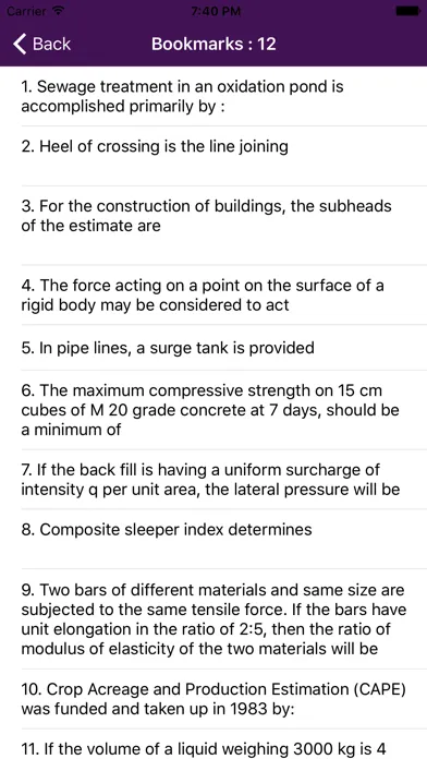 Civil Engineering Complete Quiz スクリーンショット