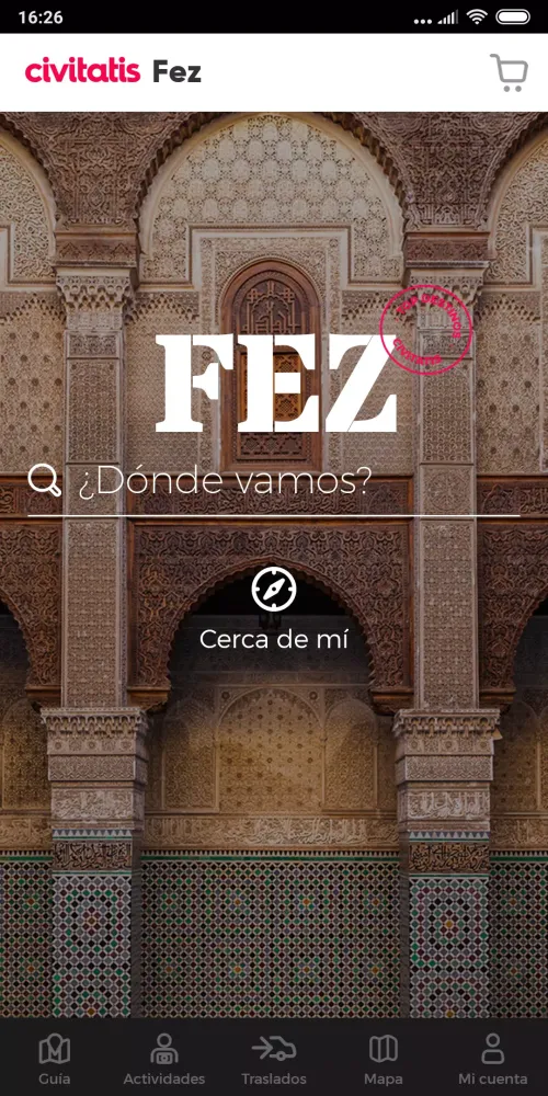 Capturas de pantalla de Guía de Fez de Civitatis