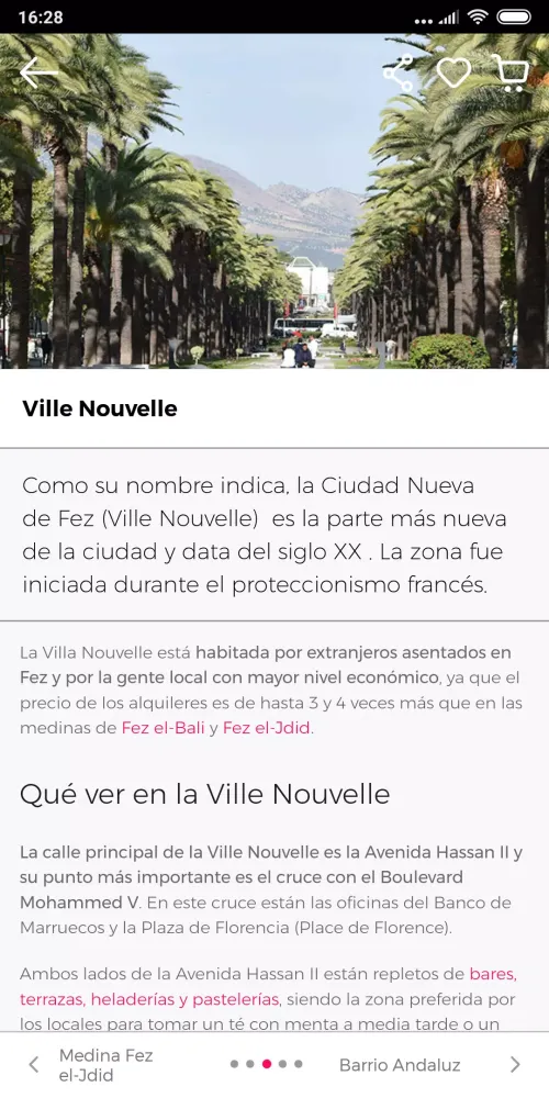Capturas de pantalla de Guía de Fez de Civitatis