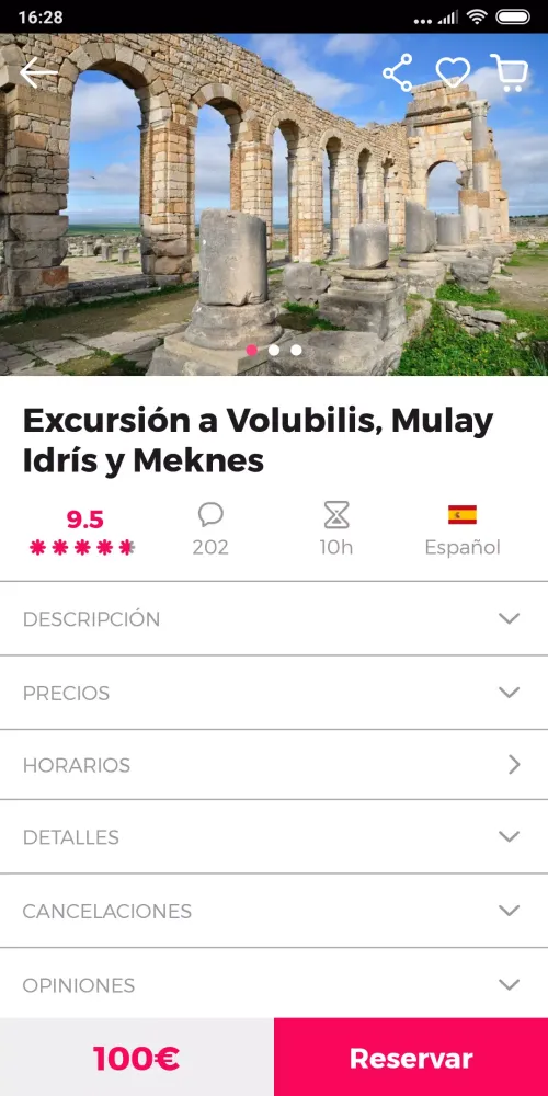 Capturas de pantalla de Guía de Fez de Civitatis