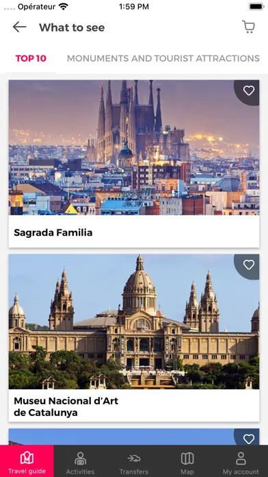 Capturas de pantalla de Barcelona Guide Civitatis.com