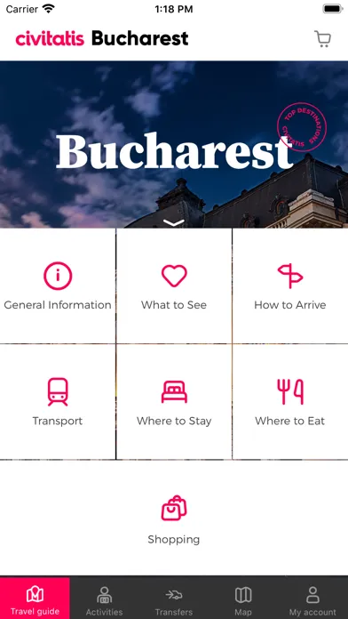 Captures d'écran de Bucharest Guide by Civitatis
