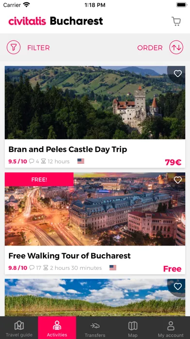 Captures d'écran de Bucharest Guide by Civitatis