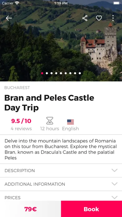 Captures d'écran de Bucharest Guide by Civitatis