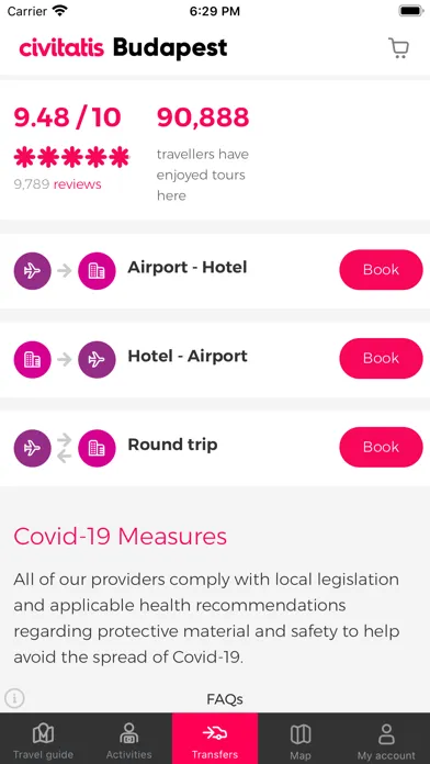 Capturas de pantalla de Budapest Guide Civitatis.com